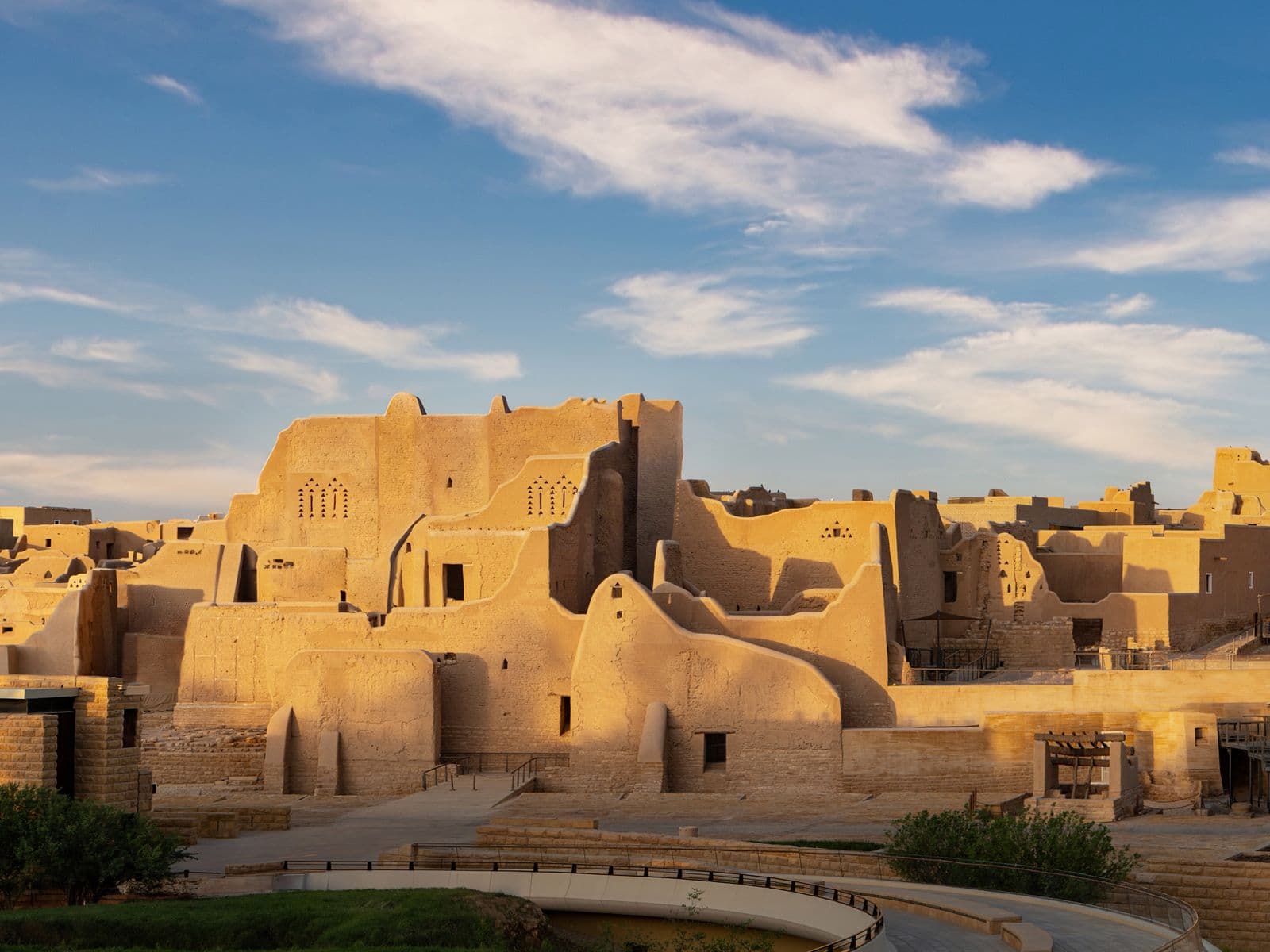Traditional mudbrick architecture in Diriyah