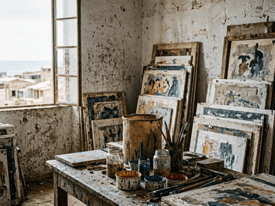 Dakar, Built Backwards: The City Where Studios Came Before Galleries — inline illustration (photographic_realism, MAI-Image-2.5-Pro)
