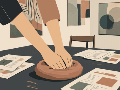 Clay Never Ranked Below Oil: The Generation That Refused the Hierarchy — inline illustration (editorial_illustration, MAI-Image-2.5-Pro)